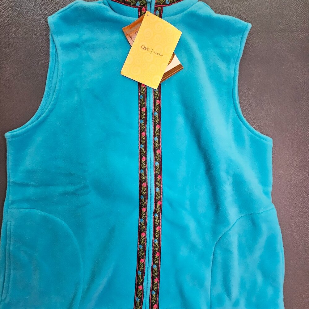 Susan Graver Blue Vest
